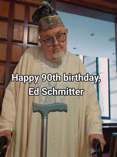 Dr. Eduardo Schmitter turned 90 today. We celebrated it with Holy Mass this morning. We are grateful for the life of Ed who came to Nigeria in 1972 to help out in the development of Opus Dei's apostolic activities, on the invitation of its Founder St. Josemaría Escriva. A Numerary member of Opus Dei since 1957, Ed, who is an Astrophysicist, lectured for many years at the University of Lagos. He was also very much involved at the beginning of Lagos Business School. Ed got Nigerian citizenship som