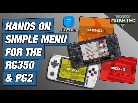RG350 - Hands On SimpleMenu for the RG350 (and Pocket Go 2)