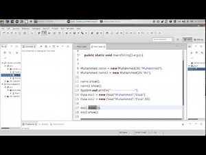 95 Java constructor Method difference الفرق بين الدوال والدوال الخاصة