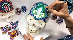 How I made my last skull with one fleur-de-lis 😊 Music : Pogo-Bloom | MP Gautheron