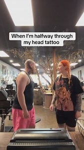 Gotta get some pain relief 😂 #tattoo #head #🍃 #wizardtime | Jurassic Bakes