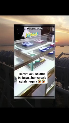 Creative Object Handling with a Unique Sunset Background