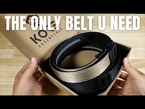 THE BEST GUN BELTS IN THE INDUSTRY FOR EDC/CCW KORE ESSENTIALS X7 BUCKLE AND 1.5" BELT REVIEW