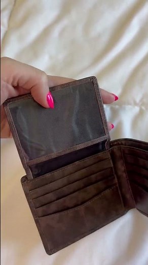 Best Men’s Wallet? Genuine Leather RFID Bifold Full Review 😱✨