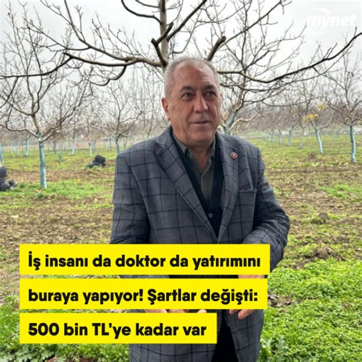 İş insanı da doktor da yatırımını buraya yapıyor! Şartlar değişti: 500 bin TL'ye kadar var | Mynet
