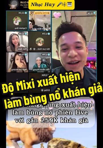 Độ MixiGaming: Live Spectacle with 250K Viewers