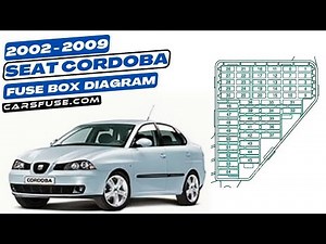 Fusebox Location & Diagrams: (2002/2003/2004/2005/2006/2007/2008/2009) SEAT Cordoba (Mk2/6L)