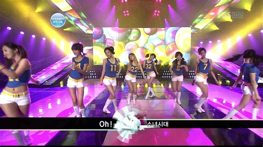 100502 人气歌谣 少女时代 - Oh! Run Devil Run