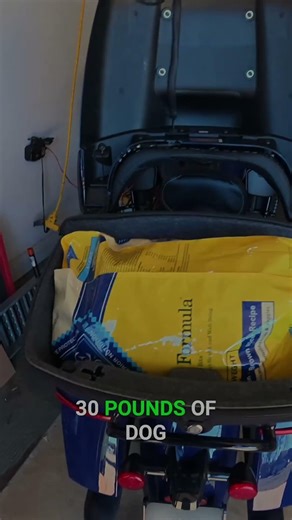 Favorite Bagger Feature: Built-In Garage Door Opener (and 30lb Dog Food Test) 🐶