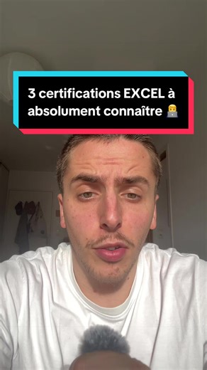 3 certifications EXCEL à absolument connaître 👨‍💻 #certification #data #job