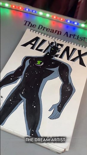 “easy Ben10 drawing| Ben 10 Ka Sabse Powerful Alien 🔥 [Ep 1]”| #AlienX#Ben10#AlienXDrawinh
