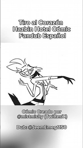 Shot to the Heart Hazbin Hotel Comic Spanish Fandub #hazbinhotel #angeldust #huskerdust #husk #fa...