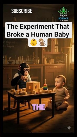 The Experiment That Broke a Human Baby 👶🐒 #darkscience #naturevsnurture
