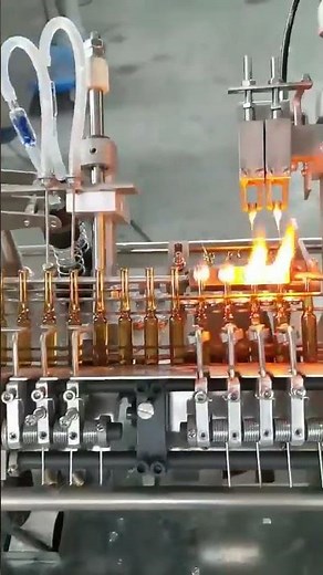 Automatic Ampoule Glass Bottle Filling Vacuum Seal Ampule Filling Sealing Machinery #machine#factory