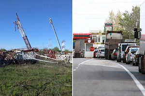 Radio tower attack in Transdniestria region