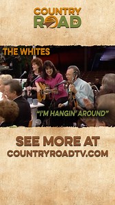 101K views · 1.8K reactions | Here's an oldie but a goodie from The Whites! Check out this video of The Whites performing "I'm Hanging Around" from Country's Family Reunion at the Ryman! To see more of tthis episode, go to https://countryroadtv.us/CFRCountrysBiggestStageP1E3. While you're there, be sure to sign up for a FREE TRIAL of Country Road TV! | Country Road TV | Facebook