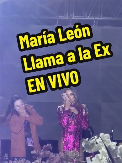 María León llama a su ex en un momento incómodo
