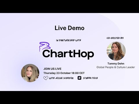 Charthop Live Demo | HR Tech Insights with Jessie Schofer