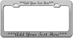 Custom Metal Stainless Steel License Plate Frame Auto Exterior Acessory