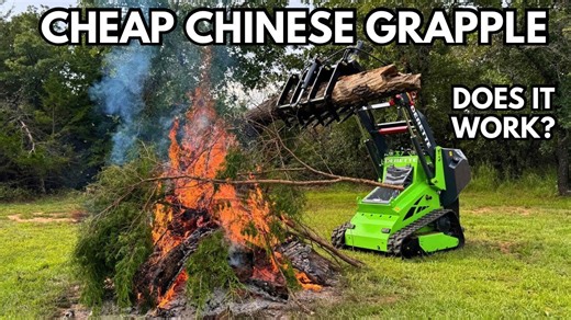 Chinese mini skid steer grapple performance put to the test
