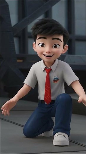 THE COOLEST ANIMATION BOY TRANSFORMATION 😎✨ | EPIC MOVES! #ejenali #shorts
