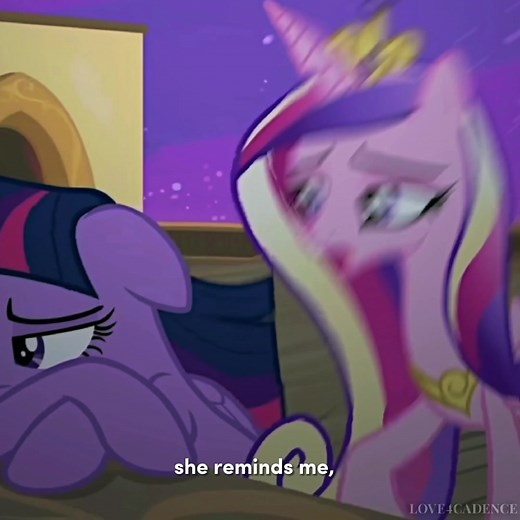 Cadence Comforting Twilight | My Little Pony Friendship Moment