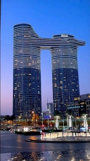 SKY VIEWS OBSERVATORY BY NIGHT 🌃 | Glass Slide + Burj Khalifa Fountain View 🇦🇪"🇵🇰