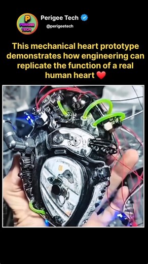 This Artificial Heart Beats Like a Real Heart 😳❤️ #shorts #heart #biotech #engineering #medical
