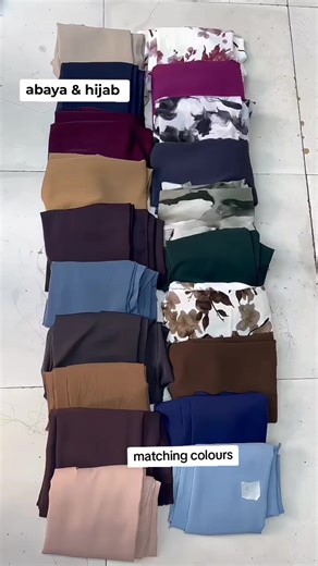 Stylish Matching Abaya and Hijab Colors