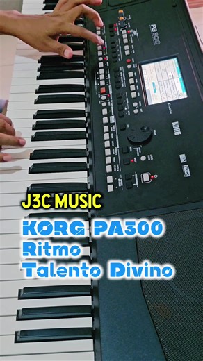 Demo en Teclado KORG PA300 con Ritmo Talento Divino
