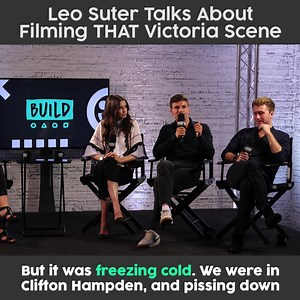 Leo Suter from Victoria - ITV & PBS TV series spoke of his and co-star Jordan Waller's embarrassment whilst skinny dipping and how the crew really didn't help things. | BUILD Series LDN