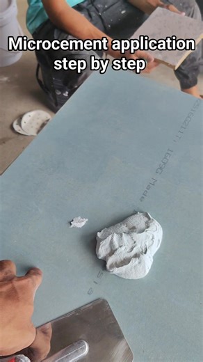 Gagawa ako ng video step by step application para sa microcement Pero ito hindi pa ito  step step idea ko pang sa inyo. Pero gagawa ako full demo next content. follow for more content like this. | PolisherPh | Facebook
