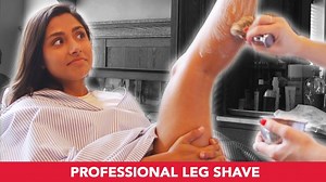 Today, I'm going to show you everything that happened when I went into the BARBERSHOP. I usually shave my legs in the shower, and it clicked in my head that I should experience what it would feel to have it professionally done! So tune in and see how it went! | Michelle Khare