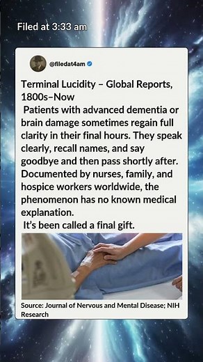 Terminal Lucidity: When the Mind Returns Just Before Death