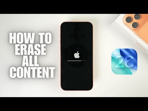 How to Erase all Content and Reset iPhone 17