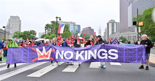 Millions protest at "No Kings" rallies