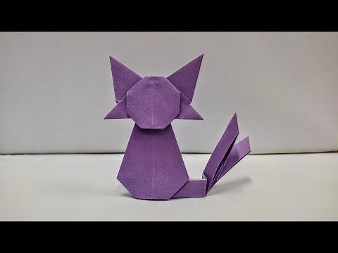 How To Make An Origami Pokemon Espeon Easy