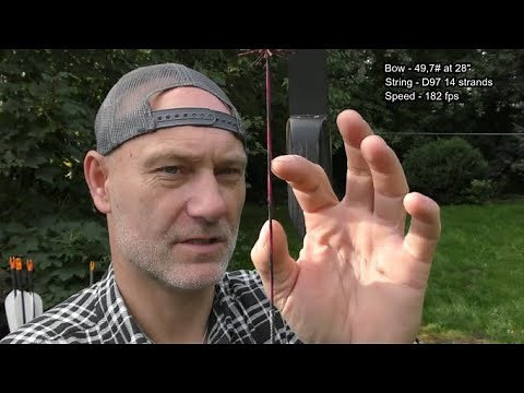 Archery strings! Which is better? - Testing D97 vs. Fast Flight and BCY_X - Traditional Archery