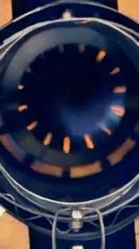 Start the jet turbine engine.When viewed from the rear.