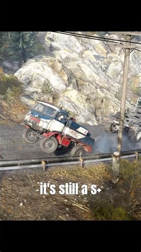 Tatra 805 is the most powerful truck in the game. #snowrunner #shorts