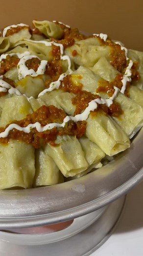 Delicious Dumplings: Colorful Sauces and Unique Presentation