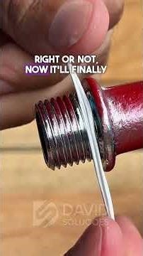 You’ve been using thread seal tape WRONG your whole life!#PlumbingTips #ThreadSeal #ProMethod