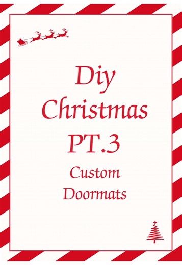 Custom Doormats for Newlyweds' First Christmas