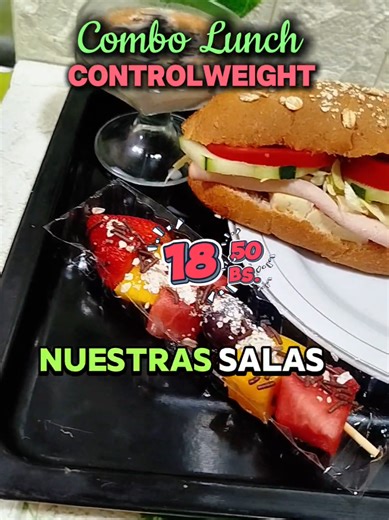 ¿Quieres comer rico sin descuidarte? 💚 Nuestro Lunch ControlWeight es para ti 🔥 disfrútalo en nuestras 6 sucursales: 🍇🍏🍅🍓🍉🍊🥖🧀 📍*Miraflores, Av. Simón Bolívar frente a la iglesia escudo de Fé* ⏰ Horario de atención de 7:45 am a 14:00 pm 📍*C/3 de Obrajes, Avenida Hernando Siles* ⏰ Horario de atención de 7:45 am a 14:00 pm 📍C/final Comercio entre Colón y Loayza 🕖 Horario de atención de 7:45 AM a 22:00 pm 📍Av. Arce a lado del instituto CBA 🕖 horario de atención de 7:45 AM a 2:00pm. �