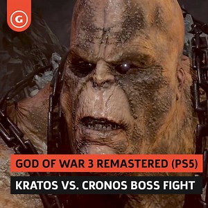 The Kratos Vs. Cronos God of War 3 boss fight is one of the most iconic in all of video game history! 👀 | GameSpot