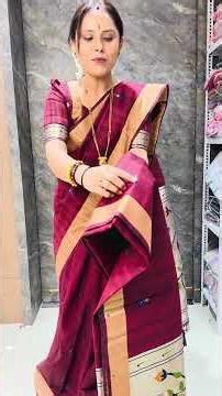 ✨Saree code-GM232✨Website Booking-stwaykar.in✨Price-1570✨Maheshwari paithani saree