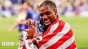 Noah Lyles wins Olympic 100m gold in sensational finish in Paris