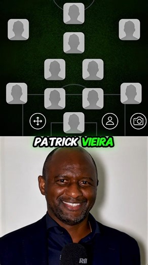 Patrick Vieira Picked His Ultimate Team 😱🔥 #football #efootball2025 #shorts
