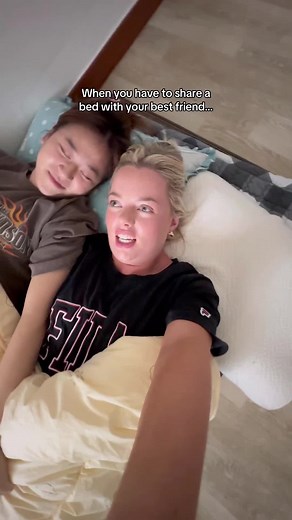 Bed Sharing TikTok with Best Friend