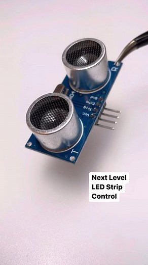 arduiNote on Instagram: "MAGIC LED Strip controlled by your hand with Arduino and Ultrasonic Sensor #arduino #led #electrician #electronics #engineer #diy"